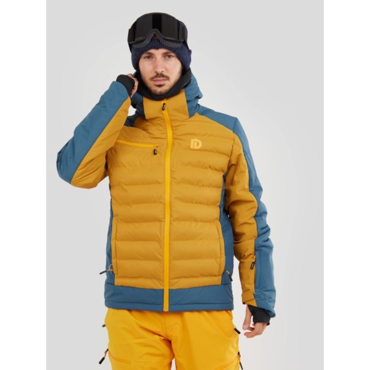 Geaca ski si snowboard Fundango Orion Padded Jacket, Galben, Barbati, M