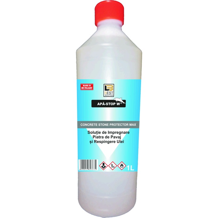 Solutie de Impregnare Piatra de Pavaj si Respingere Ulei, Concrete Stone Protector Max, 1 l