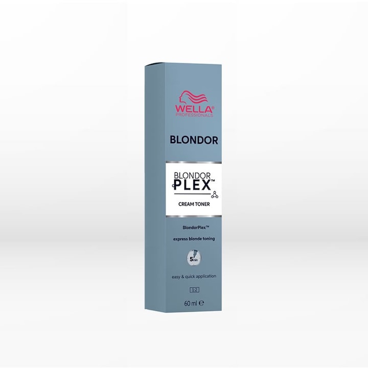 Vopsea de par Wella Professionals Blondor BlondorPlex Cream Toner/16 Lightest Pearl, 60ml