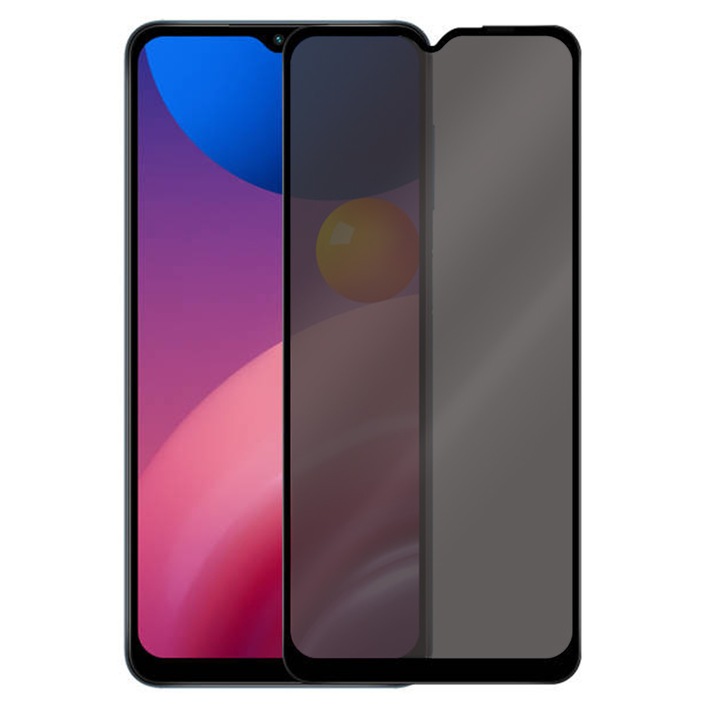 Privacy протектор, Съвместим със Samsung Galaxy A13, COMMANDO Privacy, Privacy filter, Privacy protection, Японско качество, Пълно лепило, Черен