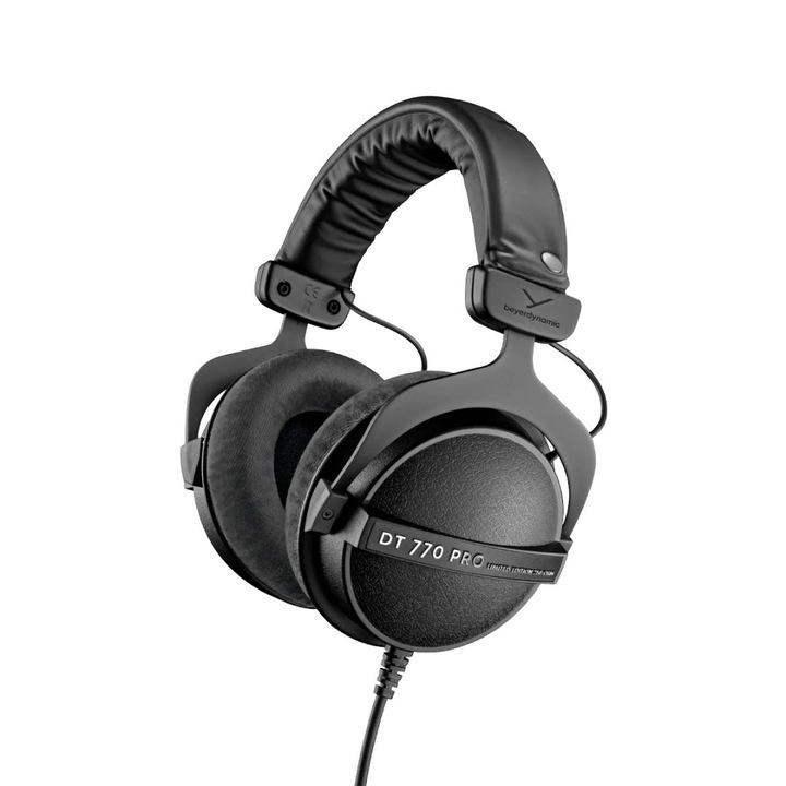Beyerdynamic DT 770 Pro Black Limited Edition Headphones Black, 241025, Mikrofon/Fülhallgató