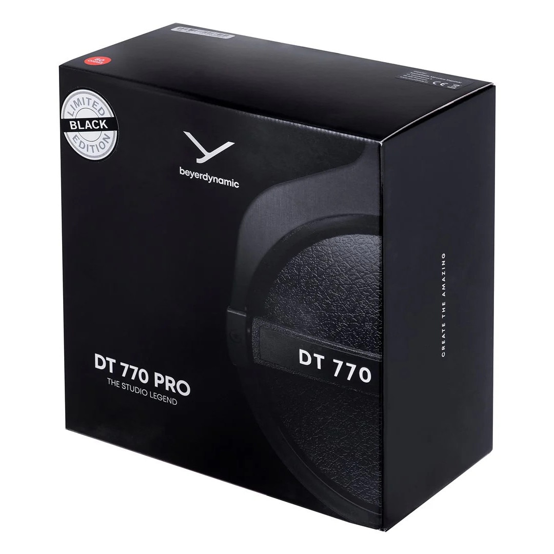Casti Hi-Fi Beyerdynamic DT 770 Pro (80 Ohm), Black Limited