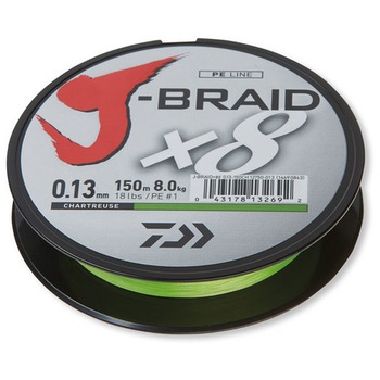 Fir Daiwa J-Braid X8 0.06mm 4kg 150m Fir Daiwa J-Braid X8 0.06mm 4kg 150m