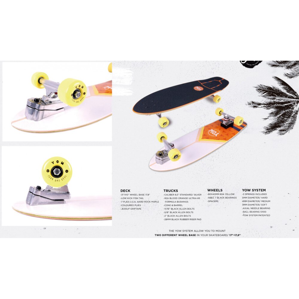 Cruiser/Surf-Skate YOW special edition model 