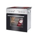 Set cuptor si plita vitroceramica incorporabile Bomann, latime 60 cm, capacitate 61 litri, 4 zone gatire, comutatoare rotative, temperatura reglabila 50°C - 250°C, cuptor cu convectie, functie grill, mod Eco, usa cu geam triplu, consum redus, inox