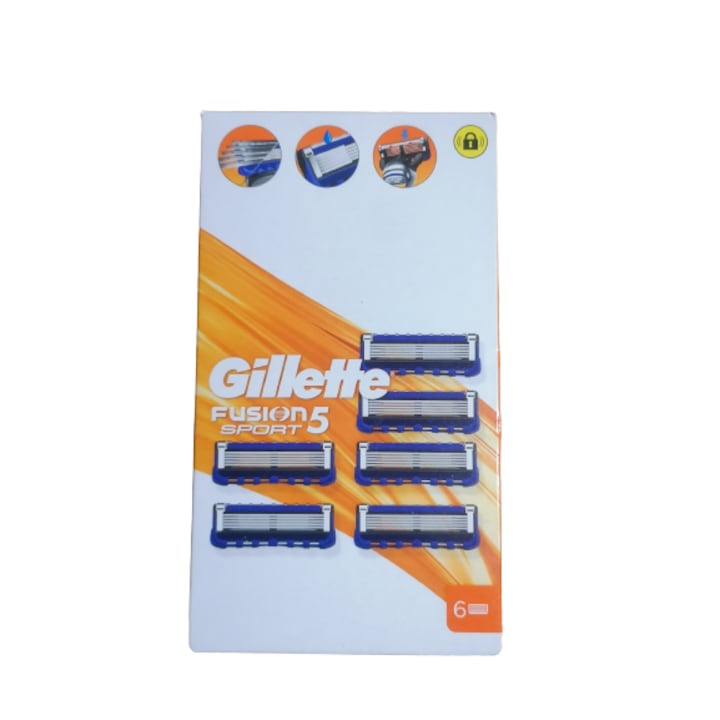 Gillette Fusion5 Sport Резервни самобръсначки 6 бр