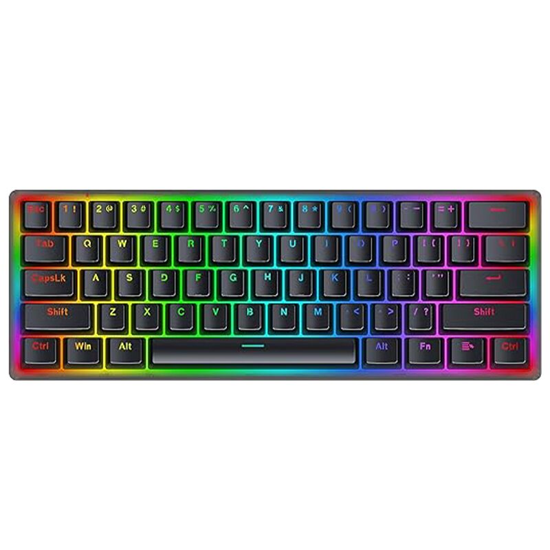 Kao画面 Tastatura gaming mecanica Redragon Akali, iluminare RGB switch-uri