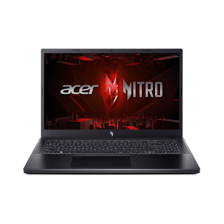 Лаптоп Acer Nitro V 15 ANV15-51-72K9, NH.QNCEX.008, 15.6", Intel Core i7-13620H (10-ядрен), NVIDIA GeForce RTX 3050 (6GB GDDR6), 16 GB 5200 MHz (1x16GB) DDR5, Черен
