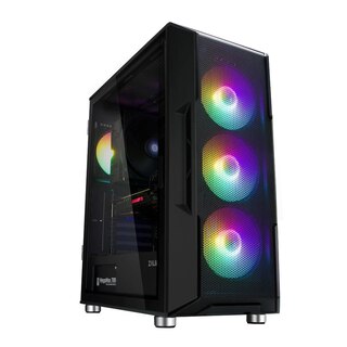 Case PC Zalman I3 Neo Bianco - Torre Media ATX Con Vetro Temperato E 4 Ventole RGB, Raffreddamento Ottimale