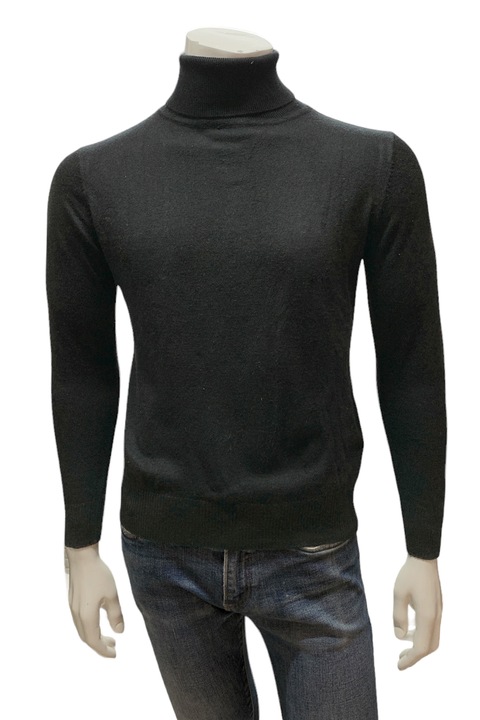 Pulover, JUP, Pentru barbati, Casmir, S, Gri inchis