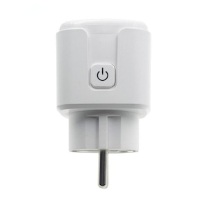 Priza inteligenta Wi-Fi, 20A, Monitorizare consum energie, Control vocal, Smart Life / Tuya APP, WiFi, alb