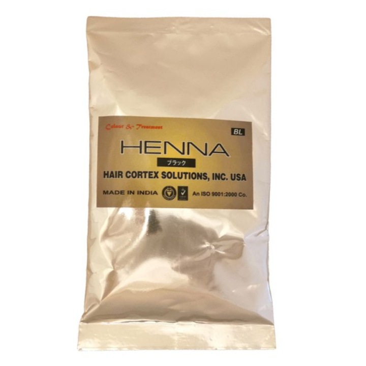 Hena naturala culoare Negru Istraight 100G