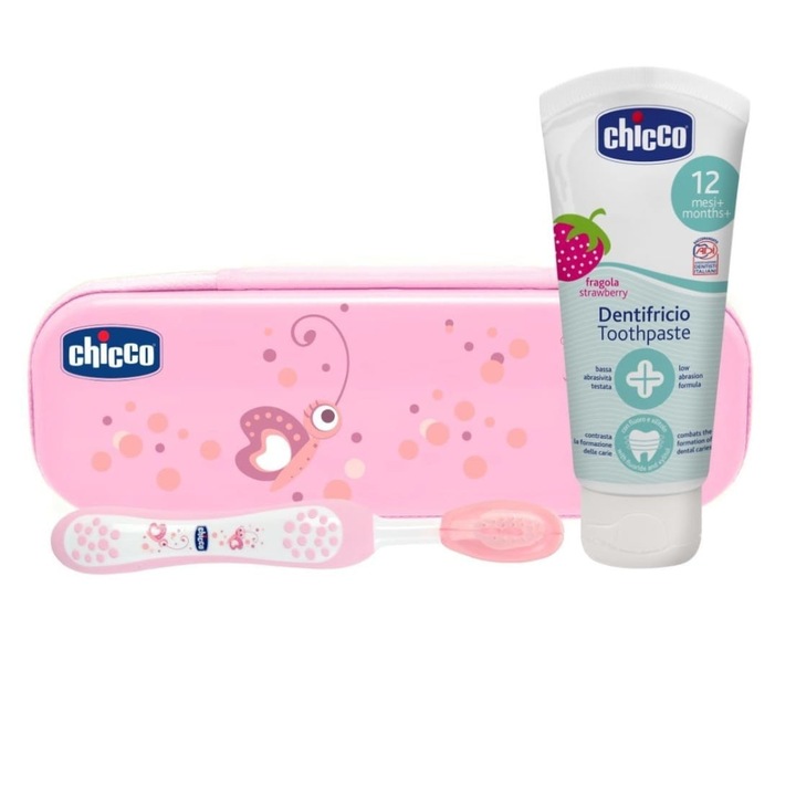 Chicco fogmosó készlet lányoknak