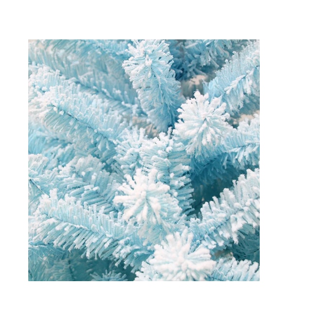 Премиум ексклузивна коледна елха Blue Snowy, Изкуствен бор 240 см - eMAG.bg