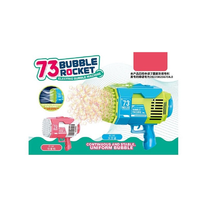 Baloane de sapun, Bubble Bazooka, Multicolor