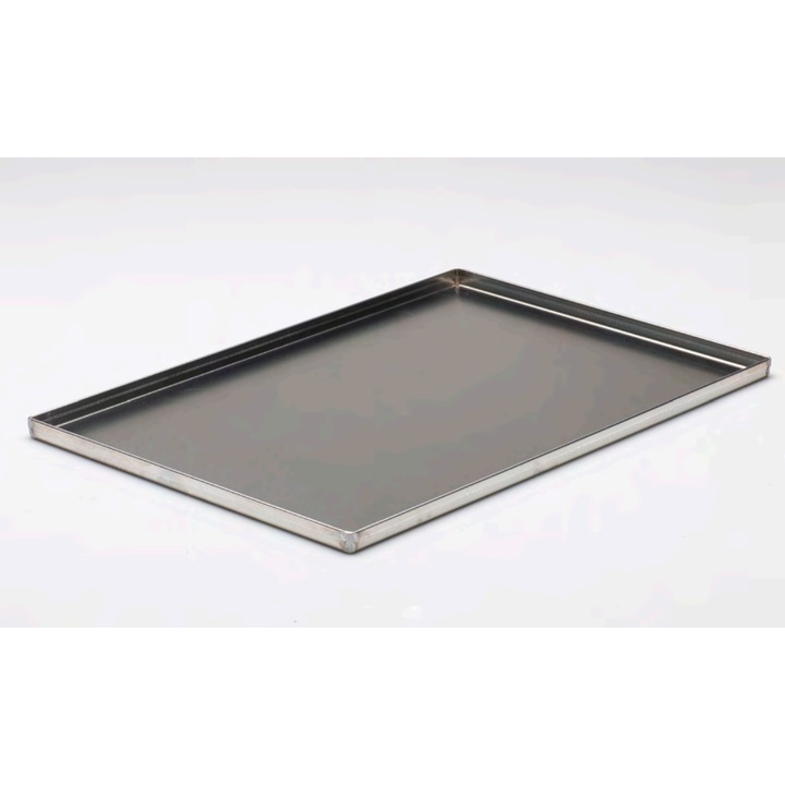 Tava Patiserie Soing, Dreptunghiulara, Aluminiu 1,5 mm, 60 x 40 x 2 cm, 4 laturi 90°