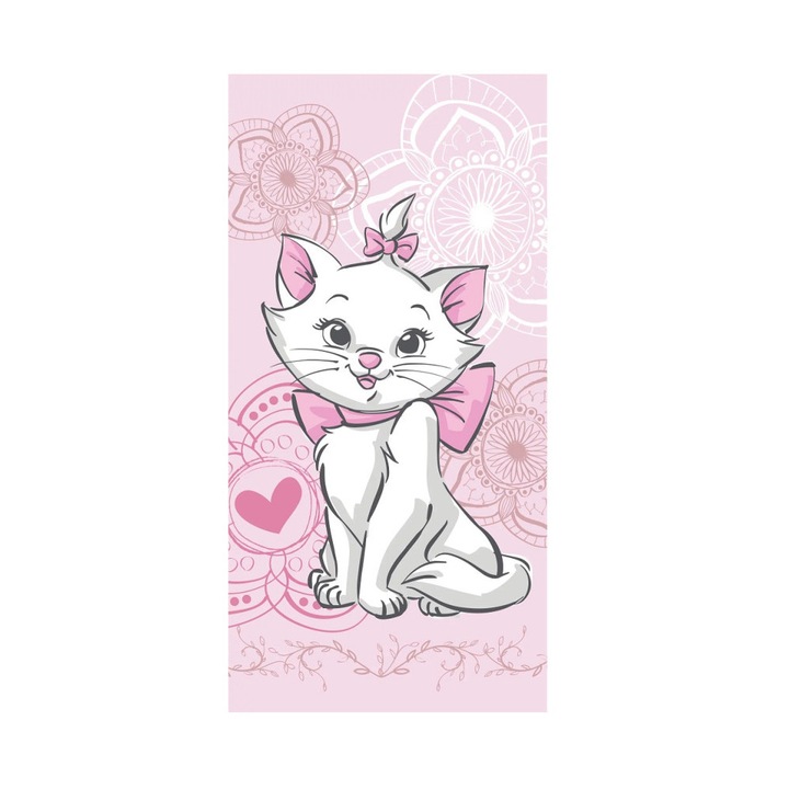 Хавлиена кърпа за котки Disney Marie aristocat 70x140см