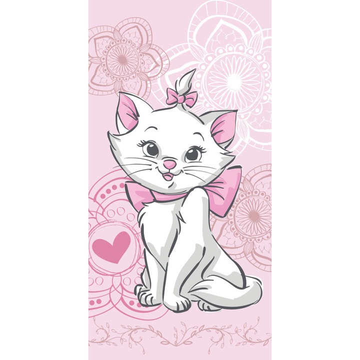 Prosop baie, Brandmac, Disney Marie, 70x140cm, Multicolor