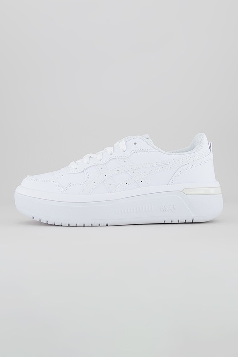 Asics, Pantofi sport de piele ecologica Japan S, Alb optic, 5.5