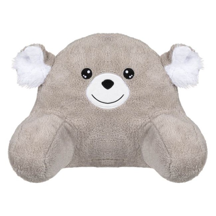 Perna decorativa pentru copii, gri, in forma de ursulet 38x30x27cm