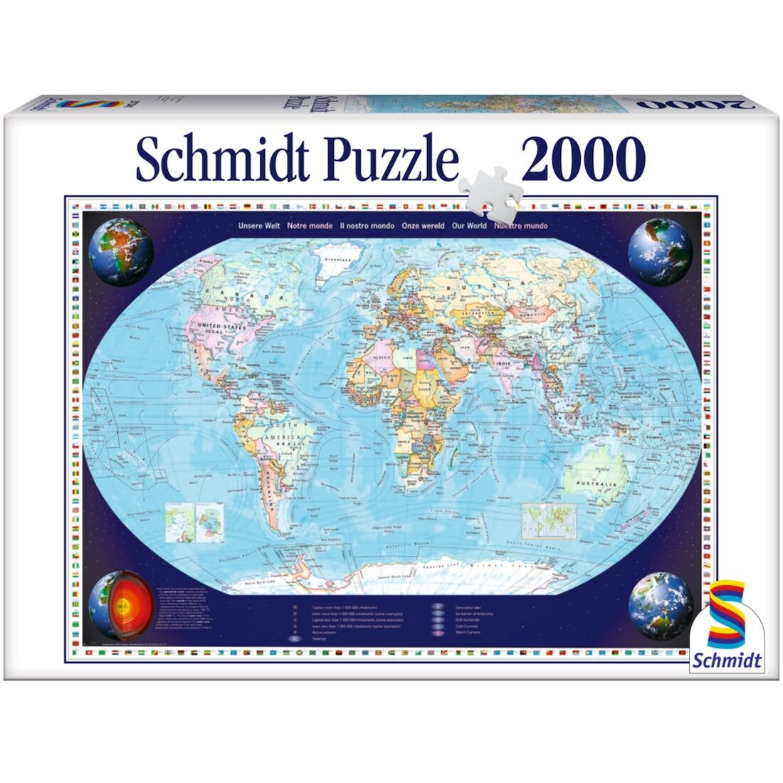 Puzzle Schmidt Spiele Lumea noastra 2000 piese