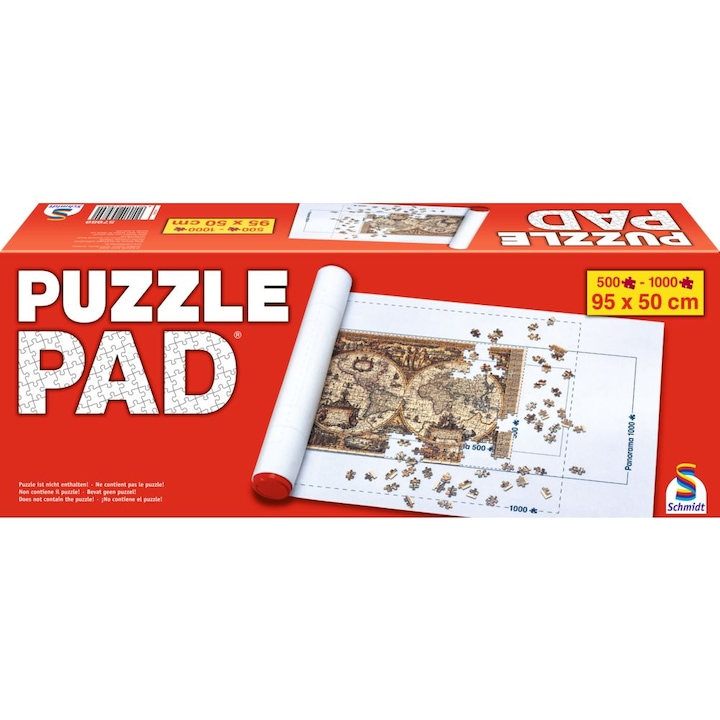 Пъзел Pad Schmidt Spiele, 500 -1000 части, 95 x 50 см