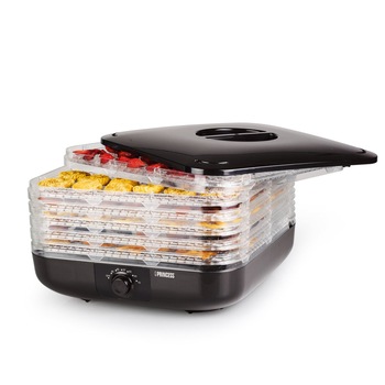 Deshidrator de alimente Princess 112380, 245 W, 6 Straturi, Negru Deshidrator de alimente Princess 112380, 245 W, 6 Straturi, Negru