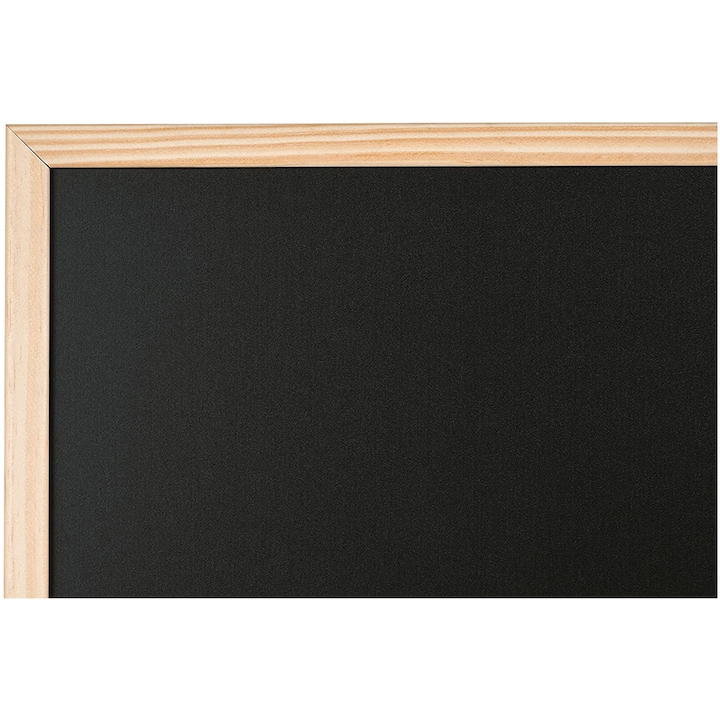 Bi-Silque fekete tábla, fakerette, 80 x 60 cm