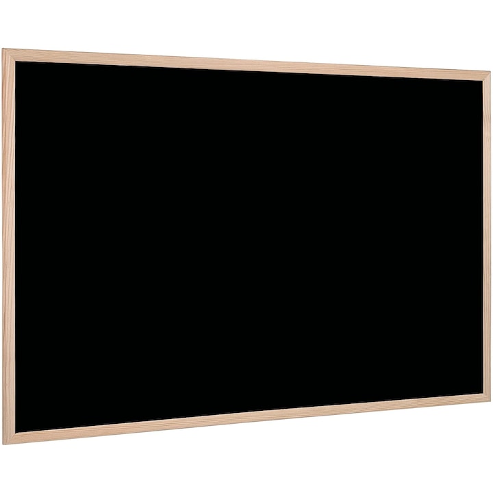 Bi-Silque fekete tábla, fakerette, 80 x 60 cm