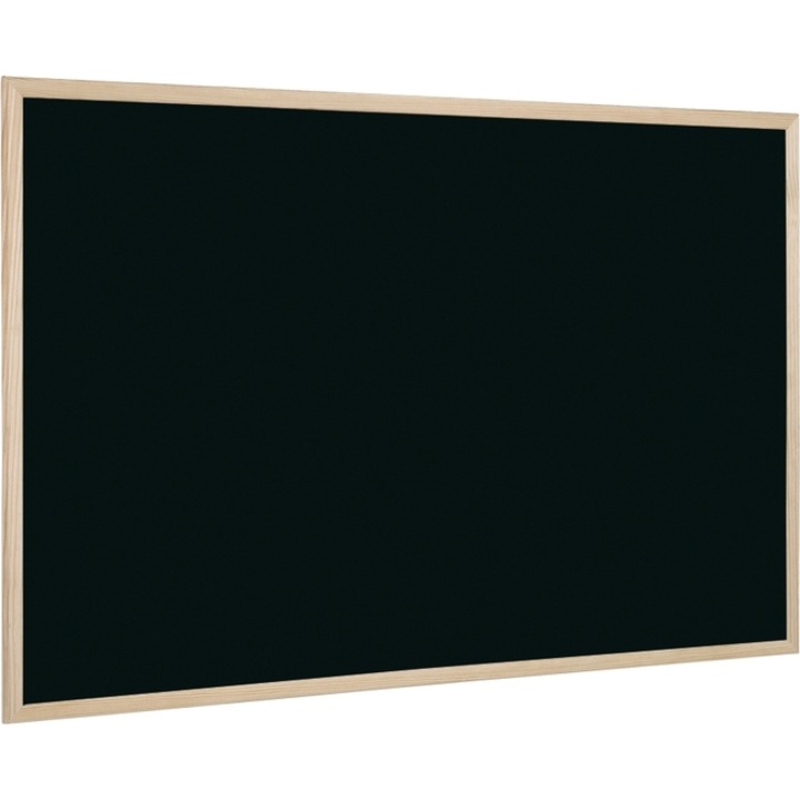 Tabla neagra Bi-Silque, cu rama din lemn, 60x40cm