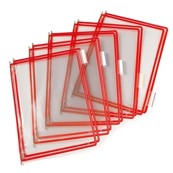 Folie A4 pentru suport mural Tarifold, Rosu Folie A4 pentru suport mural Tarifold, Rosu