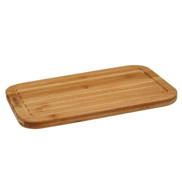 Tocator dreptunghiular din bambus KingHoff KH-1143, lungime 33 cm