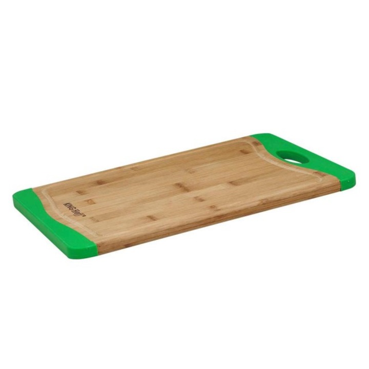 KingHoff téglalap alakú bambusz aprítógép, hossza 37 cm