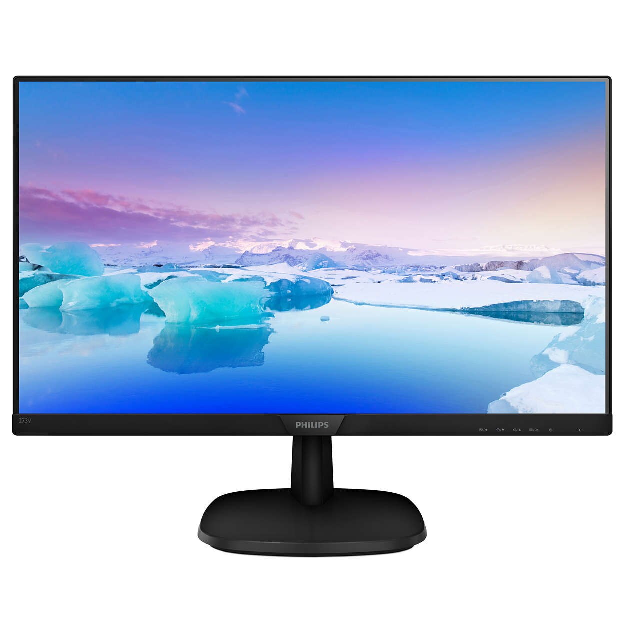 Monitor LED IPS Philips 27", Full HD, 75Hz, 4ms, VGA, DVI-D, HDMI, Negru, 273V7QDAB