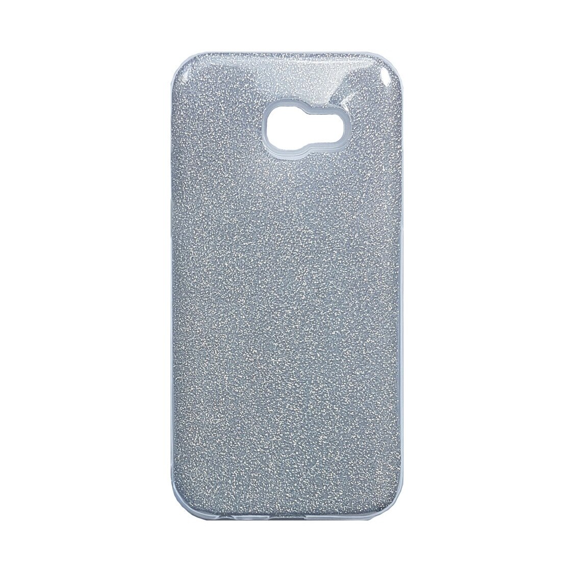 Husa 3 in 1 cu sclipici Samsung A3 (2017), Argintiu