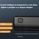 Мини уплътнител за пакети, Sundiguer, с батерия, USB зареждане, черен