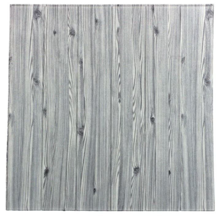 3D öntapadós tapéták fa mintában (5db), Instawood, 35 x 35 cm - Szürke