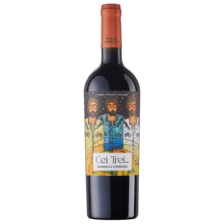 Vin Rosu Divus Domeniile Vorniceni Cei Trei, sec, 0.75l