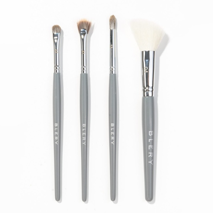 Set 4 pensule de machiaj Blery Cosmetics, Gri
