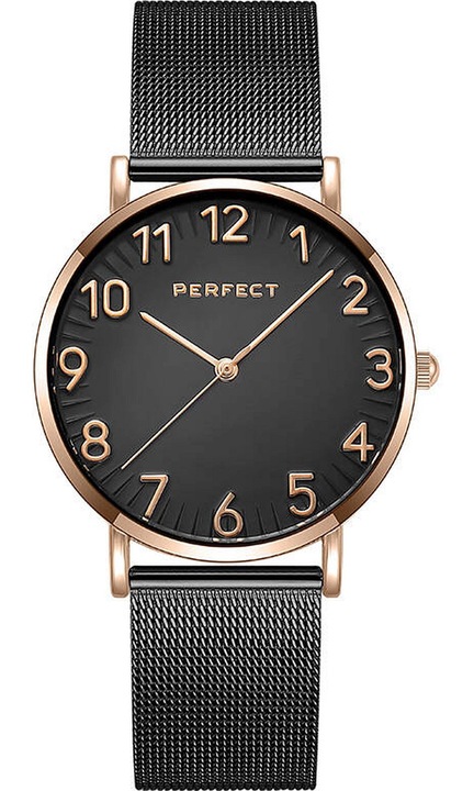 Ceas analogic pentru femei, Perfect, Unina, neagra, One size