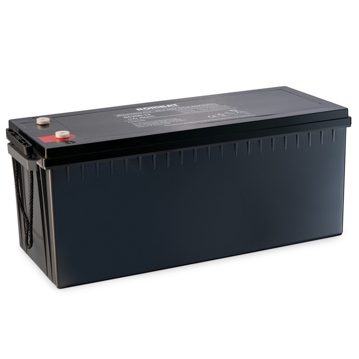 Acumulator stationar ROMBAT DCG200, AGM 12 V, 200 Ah, 532x206x222 mm
