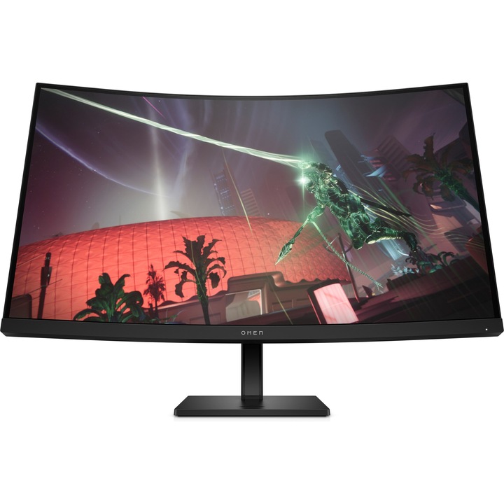 HP OMEN ívelt gaming monitor, Full HD, 32", 165 Hz, AMD Freesync™ Premium, fekete