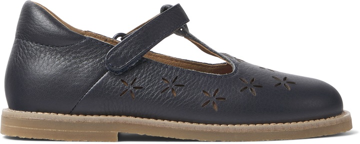 Camper, Balerini cu velcro si decupaje Savina 703, Negru, 33 EU