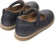 Camper, Balerini cu velcro si decupaje Savina 703, Negru, 33 EU