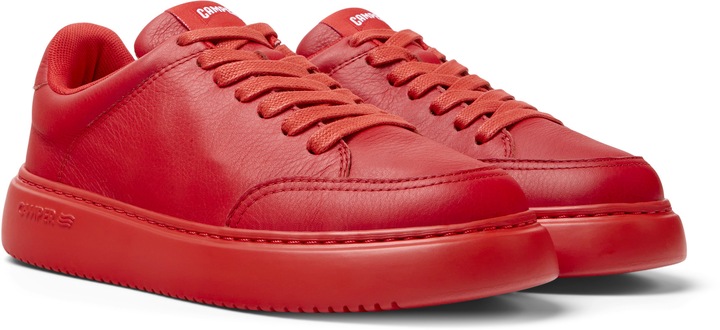 Camper, Pantofi sport din piele Runner K21 8749, Rosu, 37