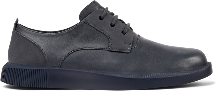 Camper, Pantofi derby de piele Bill 8783, Gri inchis, 39