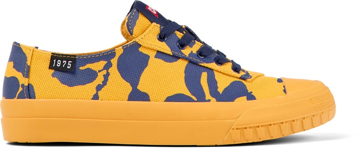 Camper, Tenisi cu varf intarit Camaleon 1975, Portocaliu/Albastru