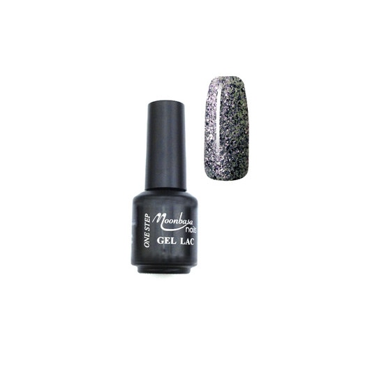 Gel Lac Oja Semipermanenta One Step unghii,Moonbasa,Alb-gri-negru