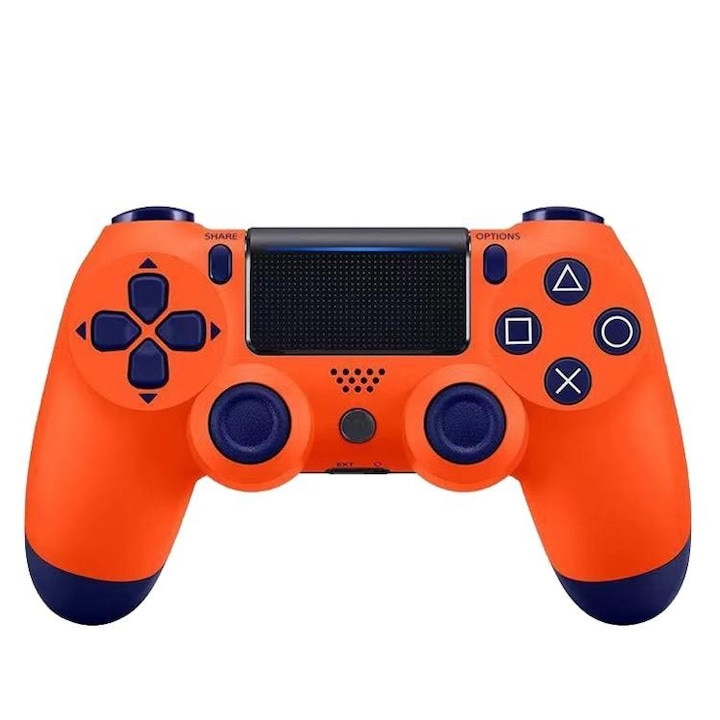 Gamepad, Bolongking, Vezeték nélküli, DualShock, Kompatibilis a PlayStation 4 konzollal, Orange