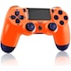 Controler de joc fara fir PS4, Bluetooth, Dual Shock, Gamepad Wireless pentru PC, PS4, Nintendo Switch, Portocaliu